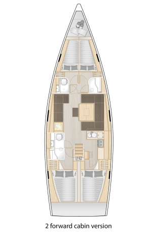 汉斯458 - 2 Forward cabin version