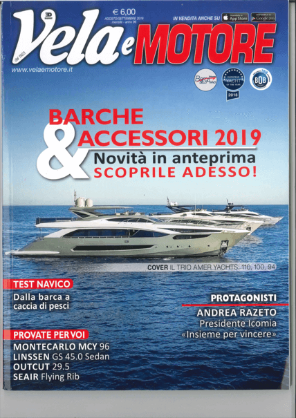 Vela e MOTORE 2018年9月