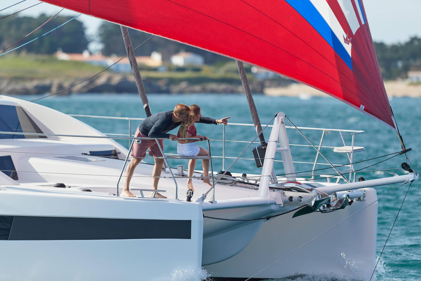 Privilège Signature 510 Luxury Yacht at sail offshore
