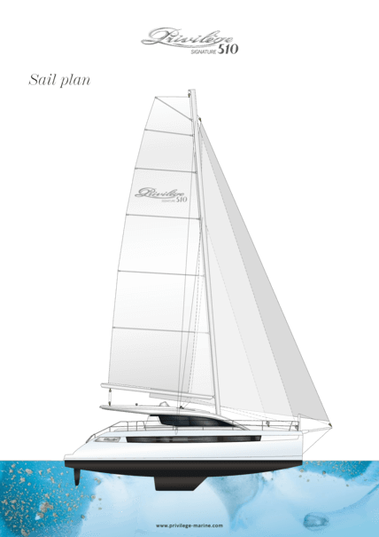 Privilège Signature 510 – Sailplan | Sailplan | Privilège