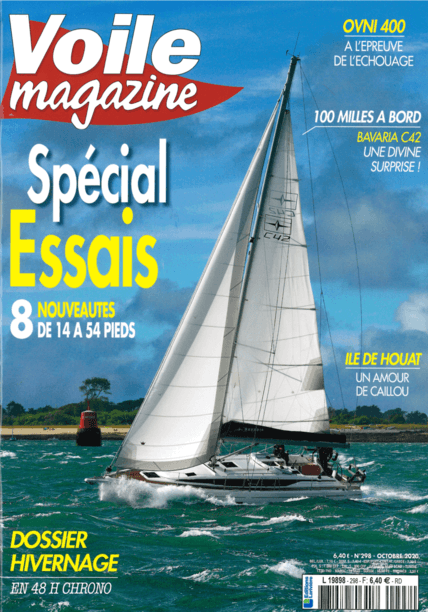 Privilège Signature 510 Review Voile Magazine N°298 10/20 | EVOLUTION en profondeur de l'ancien Serie 5, ce nouvel opus ne deroge pas a la tradition maison du rostre central accueillant la cabine proprietaire et encore moins a I'ADN de la marque qui se veut aussi luxueux que marin | Privilège
