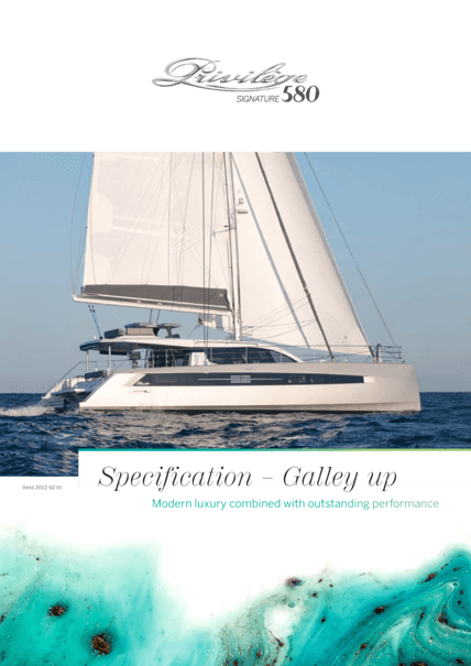 Specification - Galley-up | Specification - Galley-up | Privilège