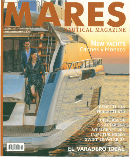 Privilege Signature 580 Report Mares Nautical Magazine Septiembre 2018 | De diseño espectacular, con un gran rendimiento y un salón que le dejará sin aliento. Así define Privilège al nuevo 580 de su serie Signature, creada en estrecha colaboración con los reconocidos diseñadores Marc Lombard y Franck Darnet. | Privilège