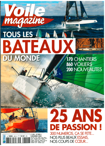 Voile Magazine N°300 - Privilège Signature 580 | LESSO EST ENCOURS de construction et sera mis à l'eau a la fin de l'année. Marc Lombard est parti d'une feuille blanche pour cette nouvelle unité. | Privilège