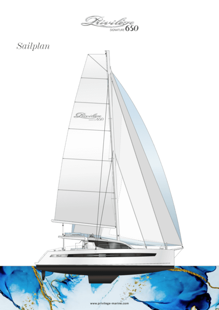 Privilège Signature 650 – Sailplan | Sailplan | Privilège