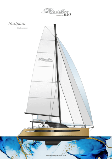 Privilège Signature 650 – Sailplan carbon rigg | Carbon rigg | Privilège