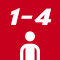 1-4 Personen