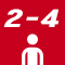 2-4 persons